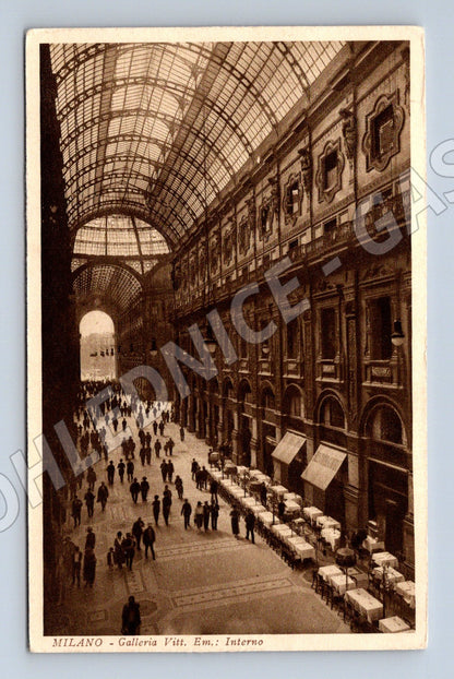 Pohlednice Milano – Galleria Vittorio Emanuele II. (M15617)