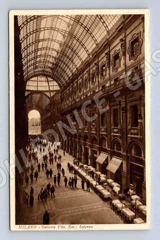Pohlednice Milano – Galleria Vittorio Emanuele II. (M15617)