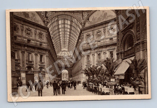 Pohlednice Milano – interiér Galleria Vittorio Emanuele (M15624)