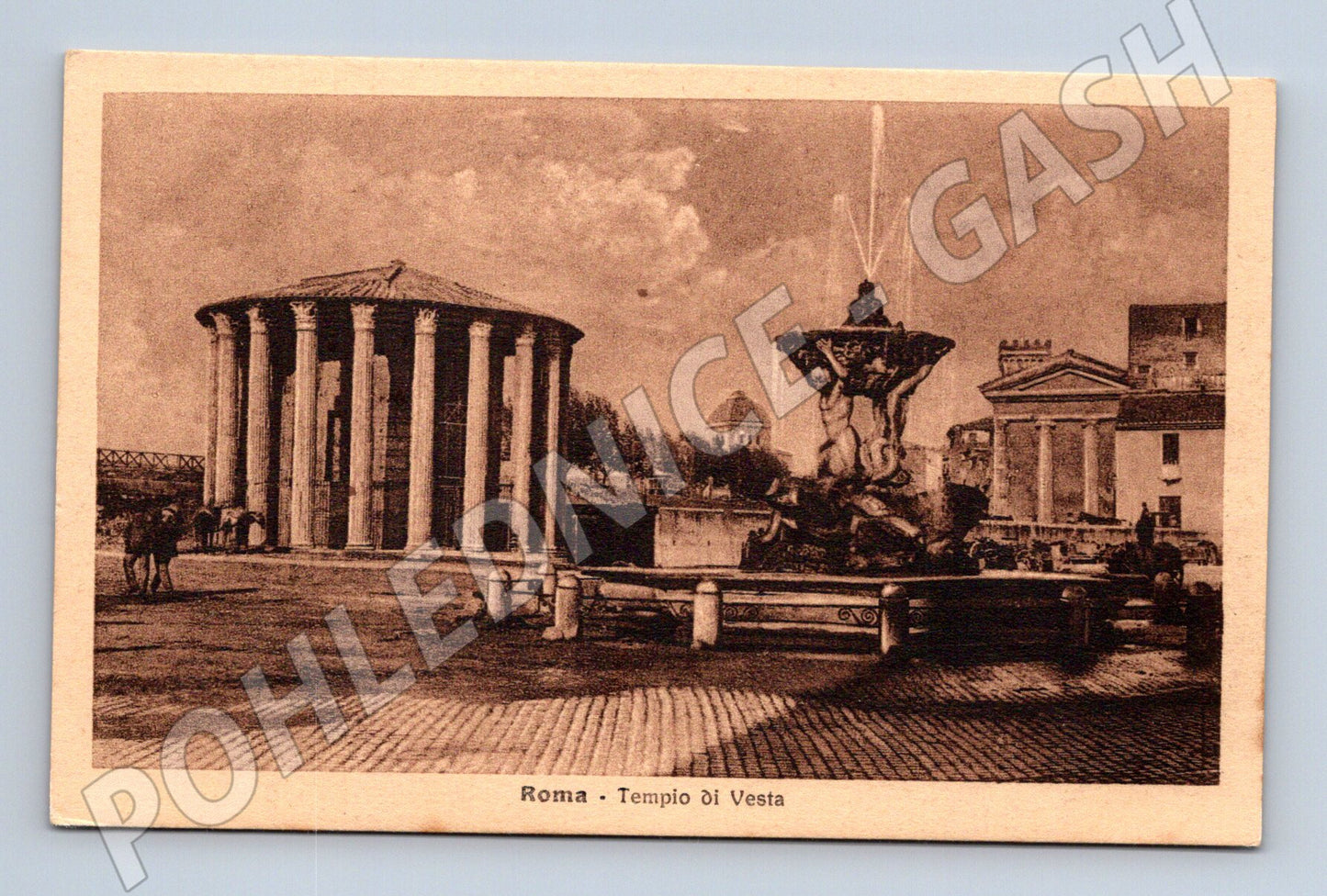 Pohlednice Řím – Tempio di Vesta, památka (M15632)