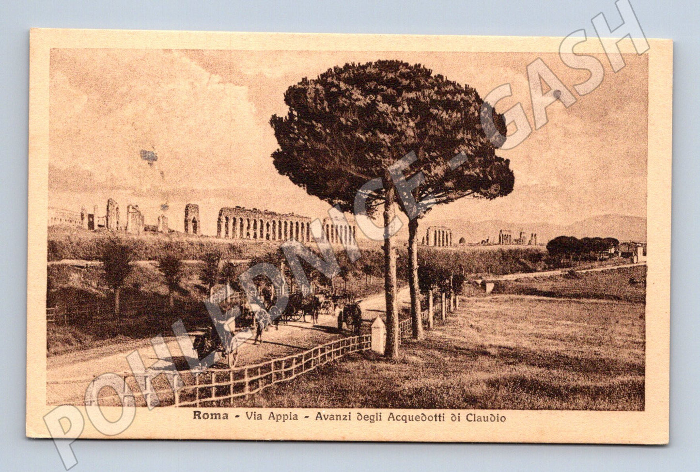 Pohlednice Řím – Via Appia, akvadukt Claudia (M15637)