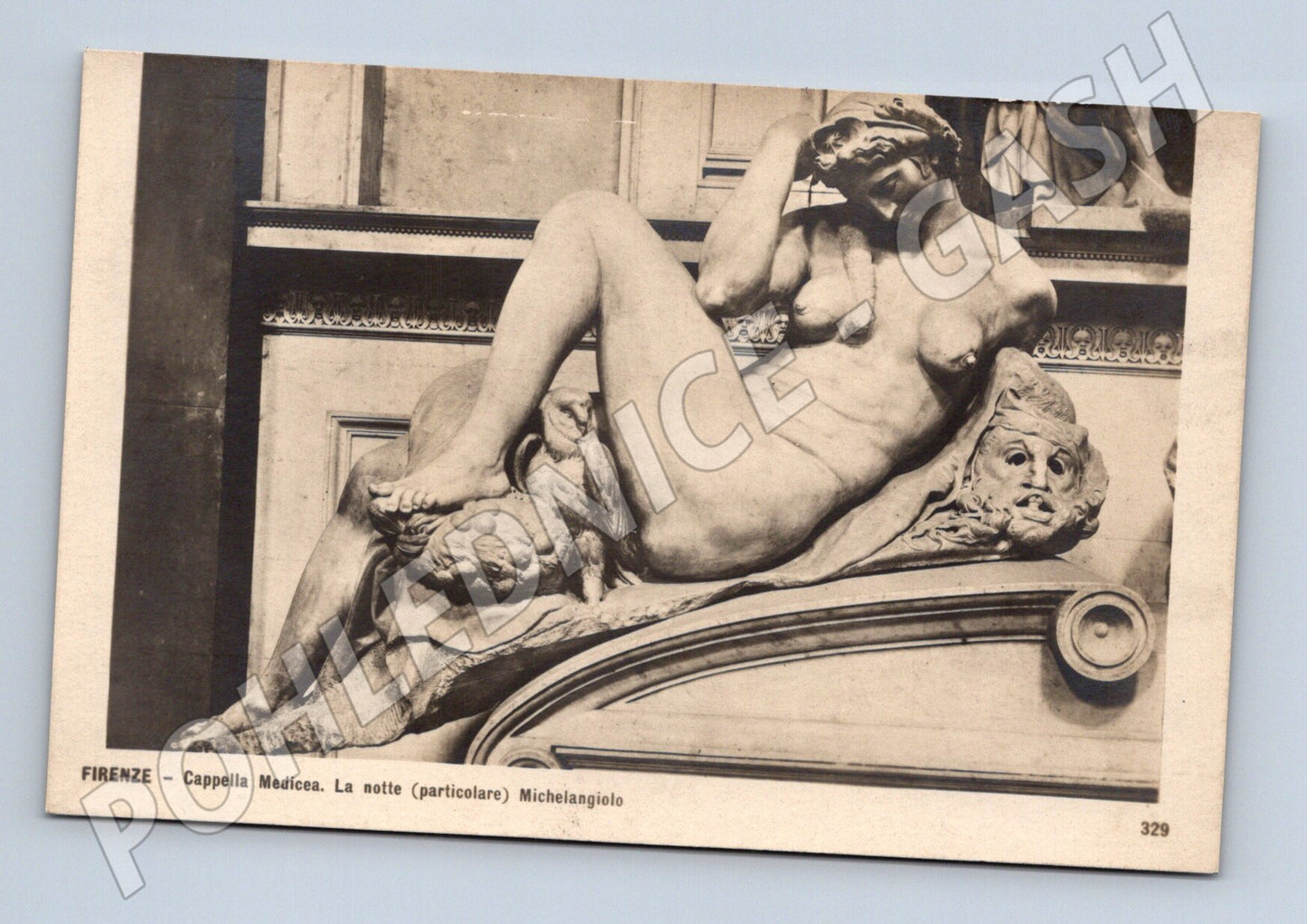 Pohlednice Michelangelo – La Notte, Firenze (M15644)