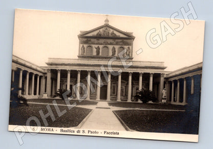 Pohlednice Řím – Basilica di San Paolo, průčelí (M15645)