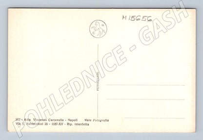 Pohlednice Napoli – Vesuv, erupce 1937 (M15656)