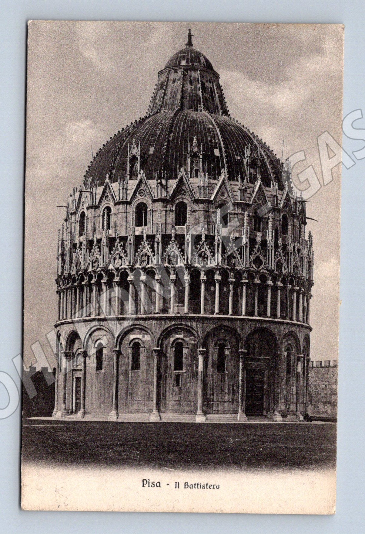 Pohlednice Pisa – Il Battistero, čb (M15659)