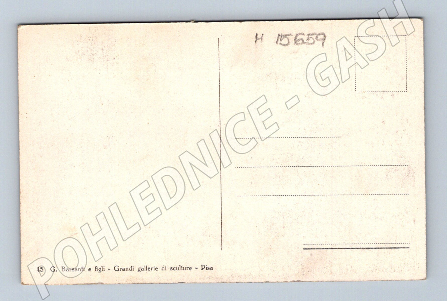 Pohlednice Pisa – Il Battistero, čb (M15659)