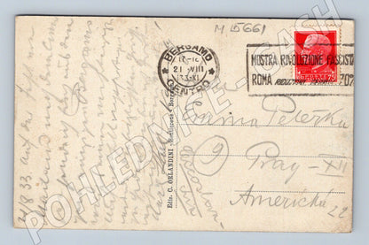 Pohlednice Bergamo – Piazza Vecchia, 1933 (M15661)