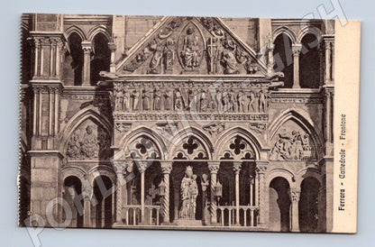 Pohlednice Ferrara – katedrála, průčelí (M15663)