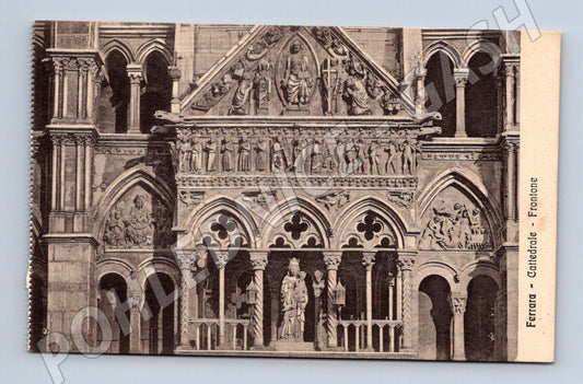 Pohlednice Ferrara – katedrála, průčelí (M15663)