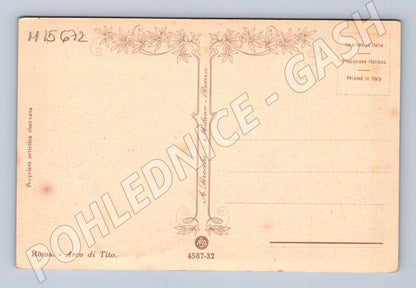 Pohlednice Řím – Titův oblouk, Arco di Tito (M15672)