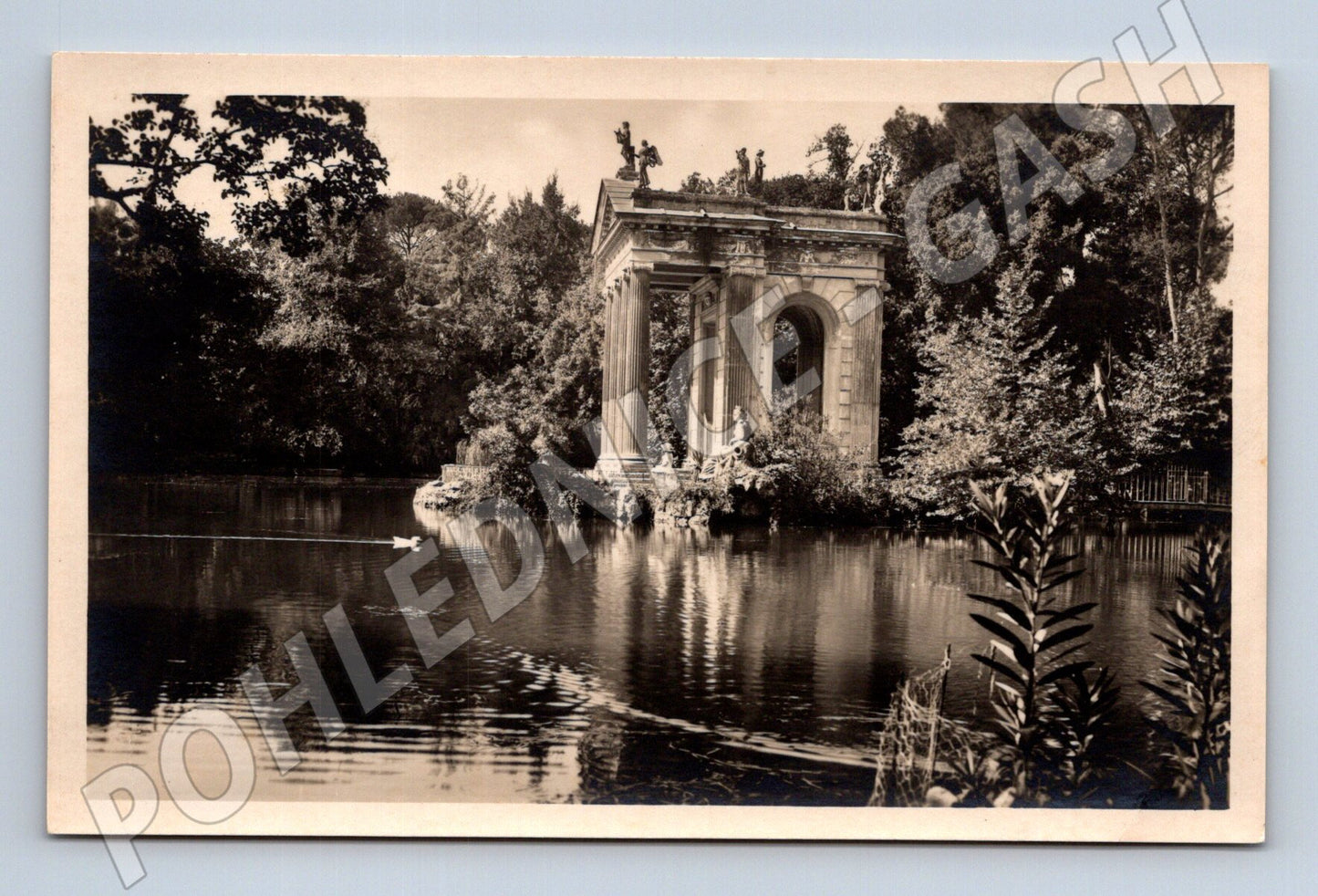 Pohlednice Řím – Villa Borghese, Tempio di Esculapio (M15680)