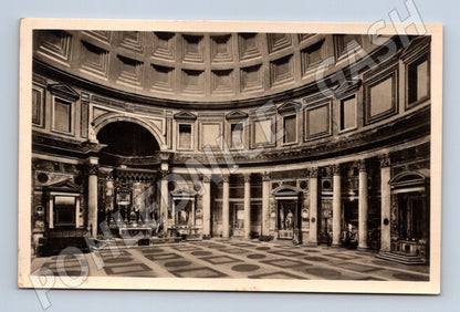 Pohlednice Řím – Pantheon, interiér (M15685)