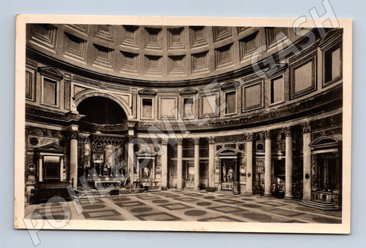 Pohlednice Řím – Pantheon, interiér (M15685)