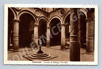 Pohlednice Firenze – Palazzo Vecchio, cortile (M15686)