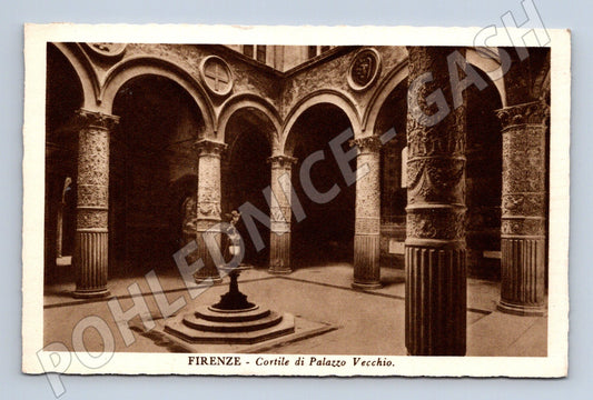 Pohlednice Firenze – Palazzo Vecchio, cortile (M15686)