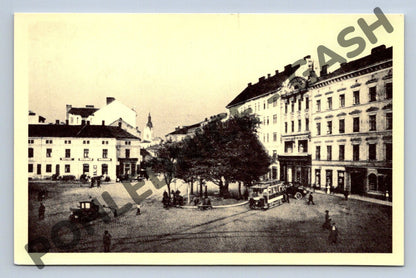 Pohlednice Historická náměstí s tramvají ČR (M157)