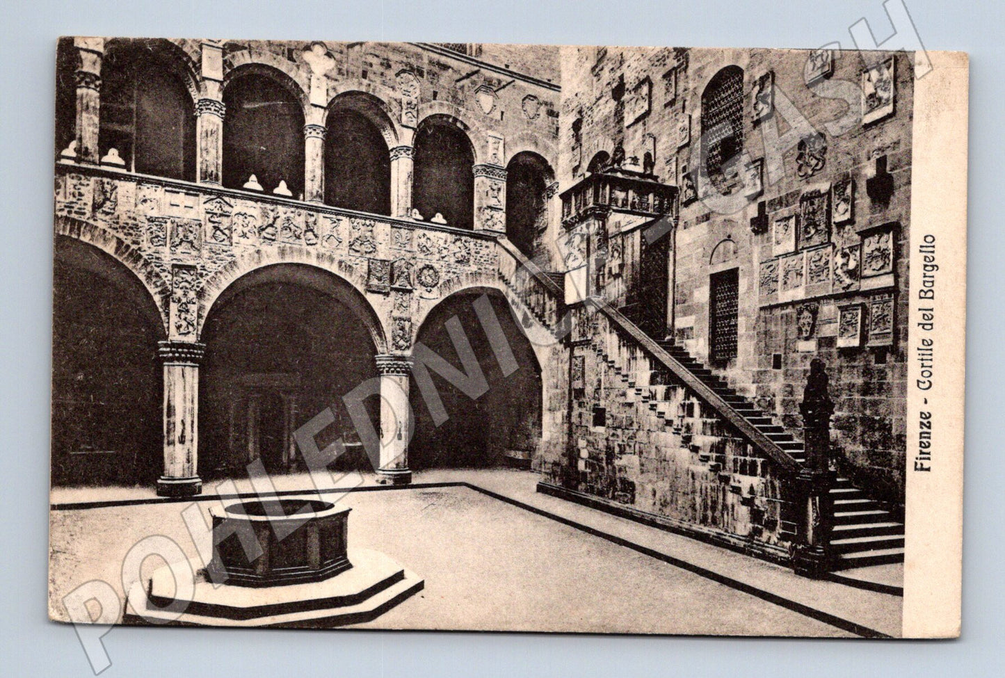 Pohlednice Florencie – Bargello, cortile (M15710)