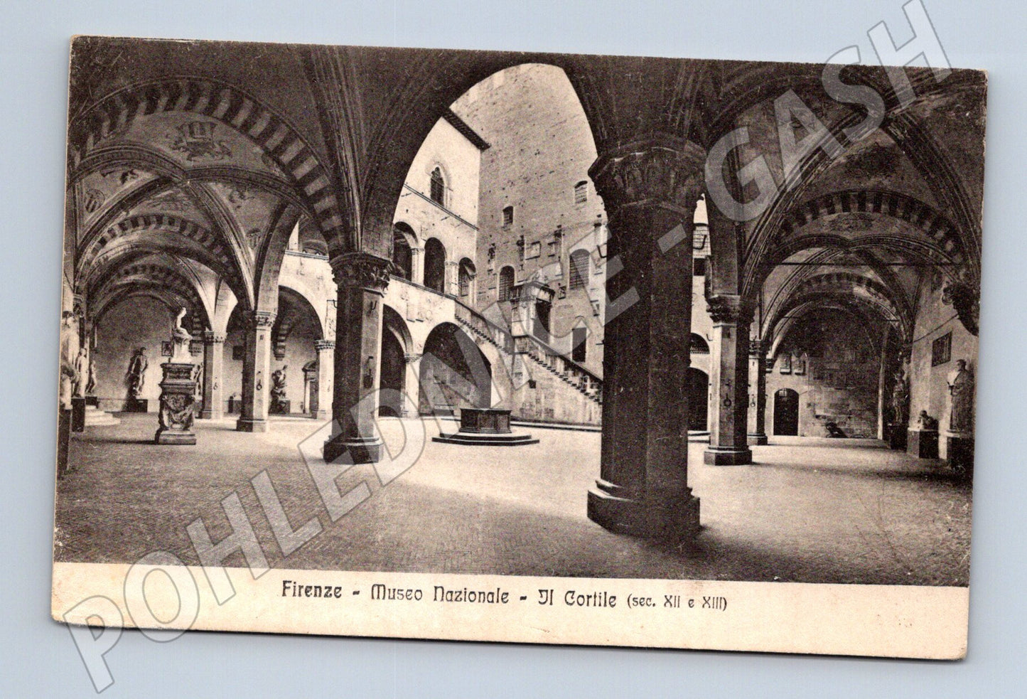 Pohlednice Florencie – Museo Nazionale, Il Cortile (M15715)