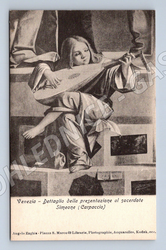 Pohlednice Venezia – detail obrazu Carpaccio (M15730)