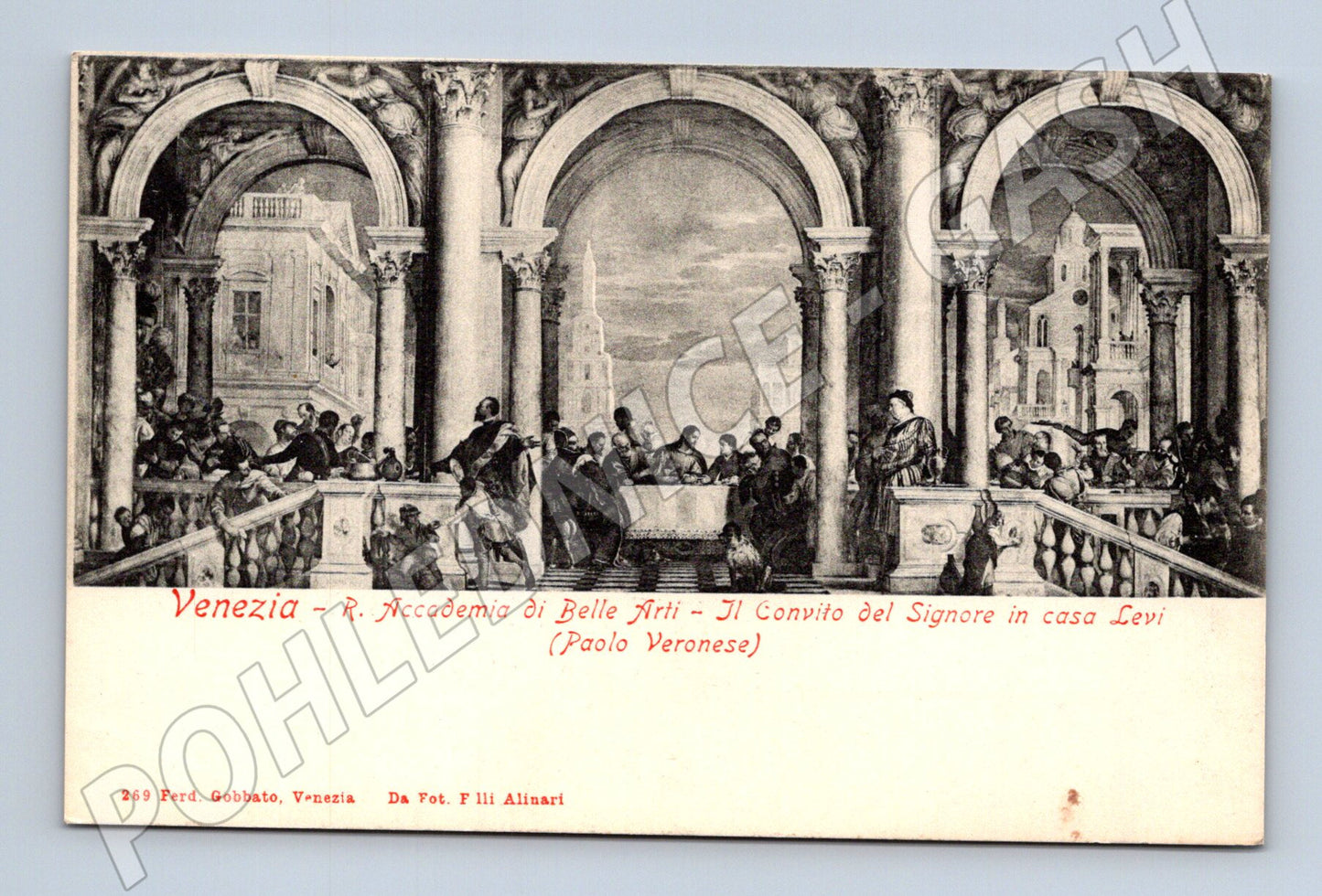 Pohlednice Venezia – Accademia, Paolo Veronese (M15732)