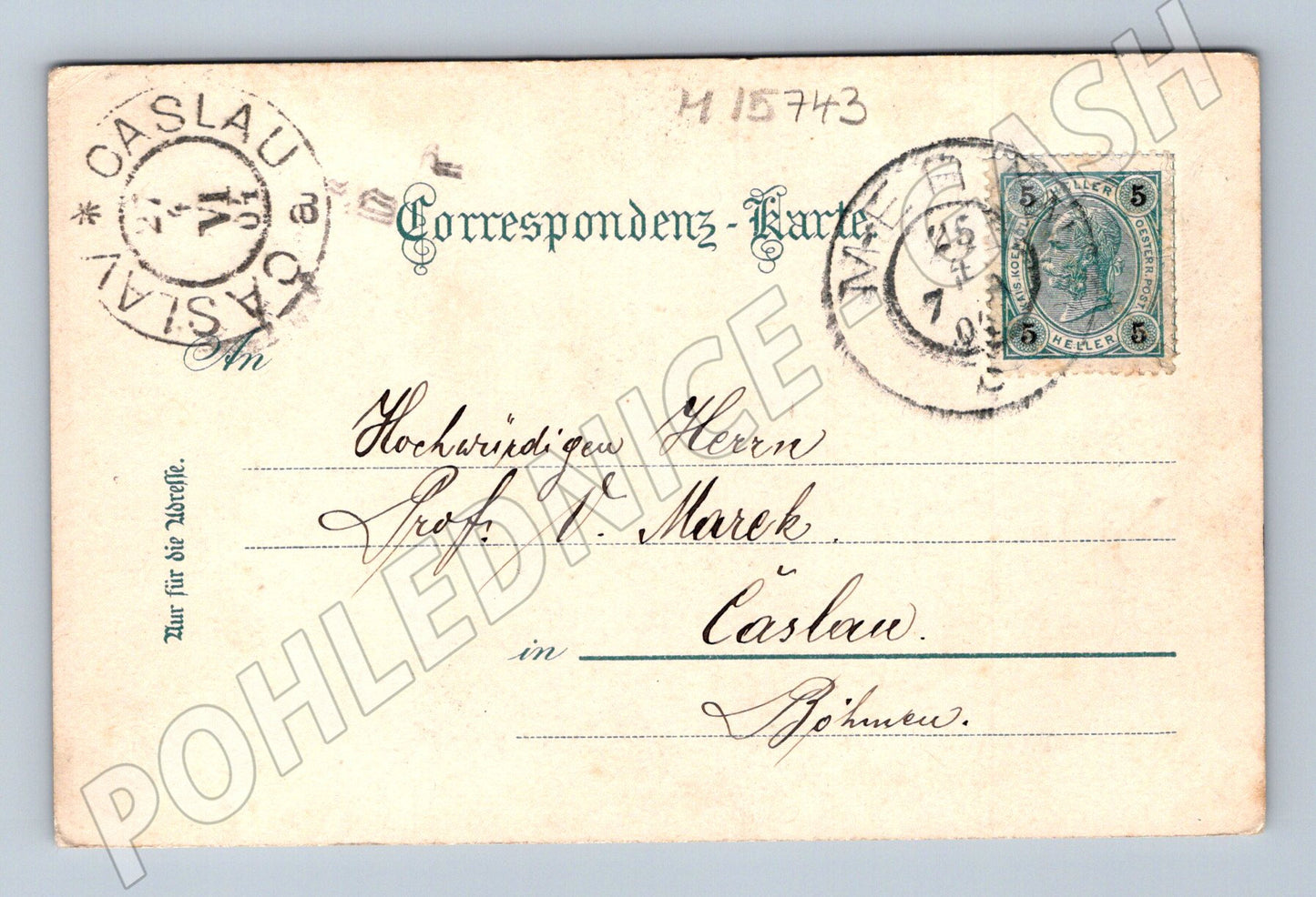 Pohlednice Meran – Schloss Rametz, 1904 (M15743)