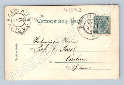Pohlednice Meran – Schloss Rametz, 1904 (M15743)