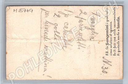 Pohlednice Ricordo d'Italia – kolorovaná, více měst (M15749)