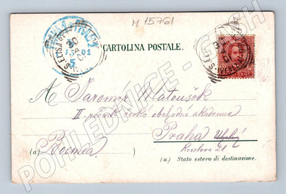 Pohlednice Benátky Ponte dei Sospiri 1901 zaslaná (M15761)