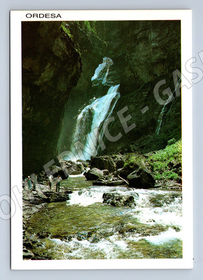 Pohlednice Ordesa Cascada del Estrecho Pyreneje Španělsko (M15775)