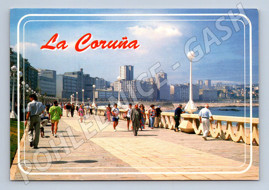 Pohlednice La Coruña Paseo Marítimo Španělsko (M15783)