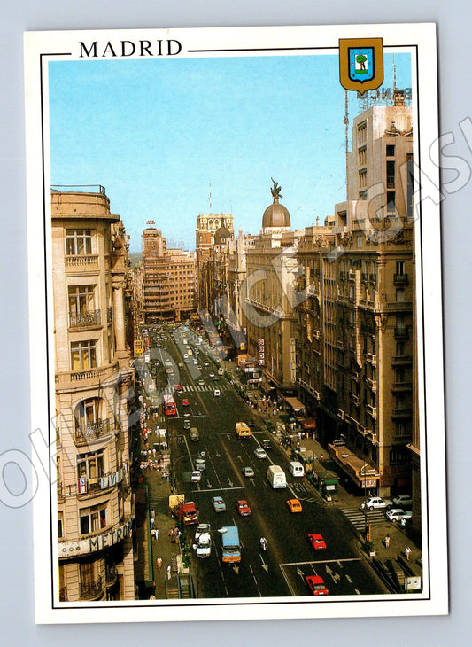 Pohlednice Madrid Gran Vía Španělsko (M15801)