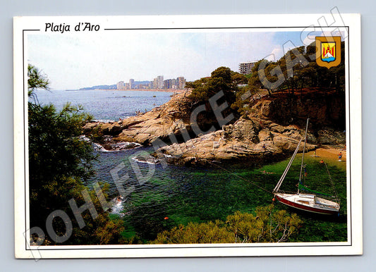 Pohlednice Platja d’Aro Costa Brava loďka (M15806)