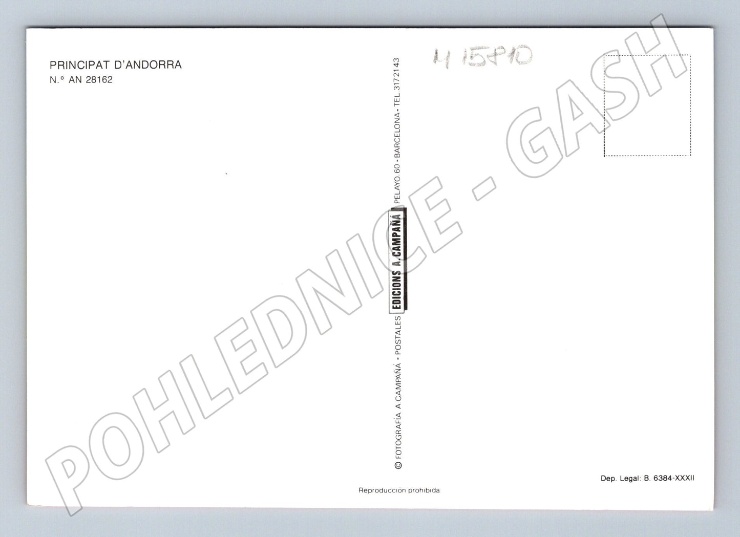 Pohlednice Andorra koláž památek (M15810)