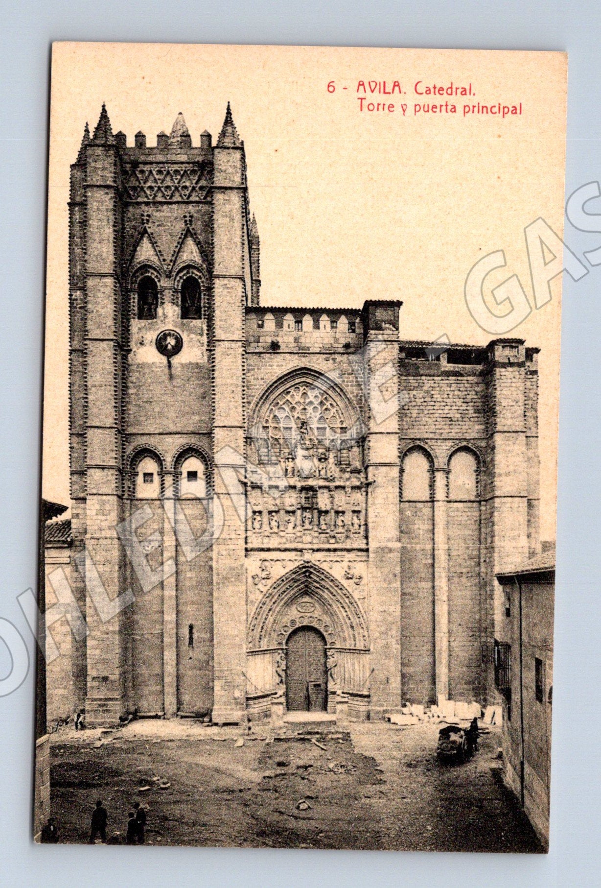 Pohlednice Ávila katedrála historická Španělsko (M15818)