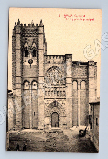 Pohlednice Ávila katedrála historická Španělsko (M15818)