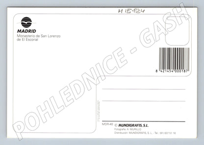 Pohlednice El Escorial klášter Španělsko (M15824)