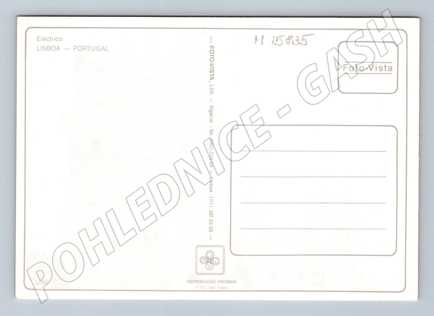 Lisabon – historická tramvaj / električka, Portugalsko (M15835)