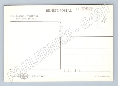 Lisabon – Elevador de Santa Justa, Portugalsko (M15837)