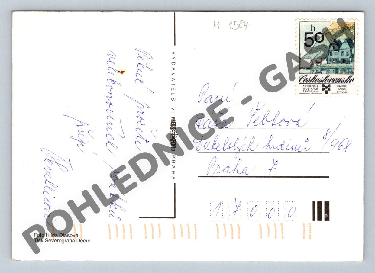 Pohlednice Kočičky a kraslice ČSR (M1584)