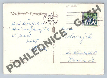 Pohlednice Kraslice motiv Československo 1973 (M1585)