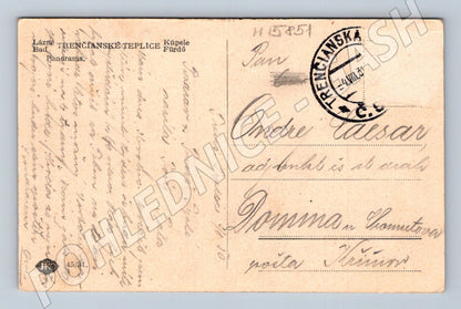 Pohlednice Trenčianske Teplice panorama 1931 (M15851)