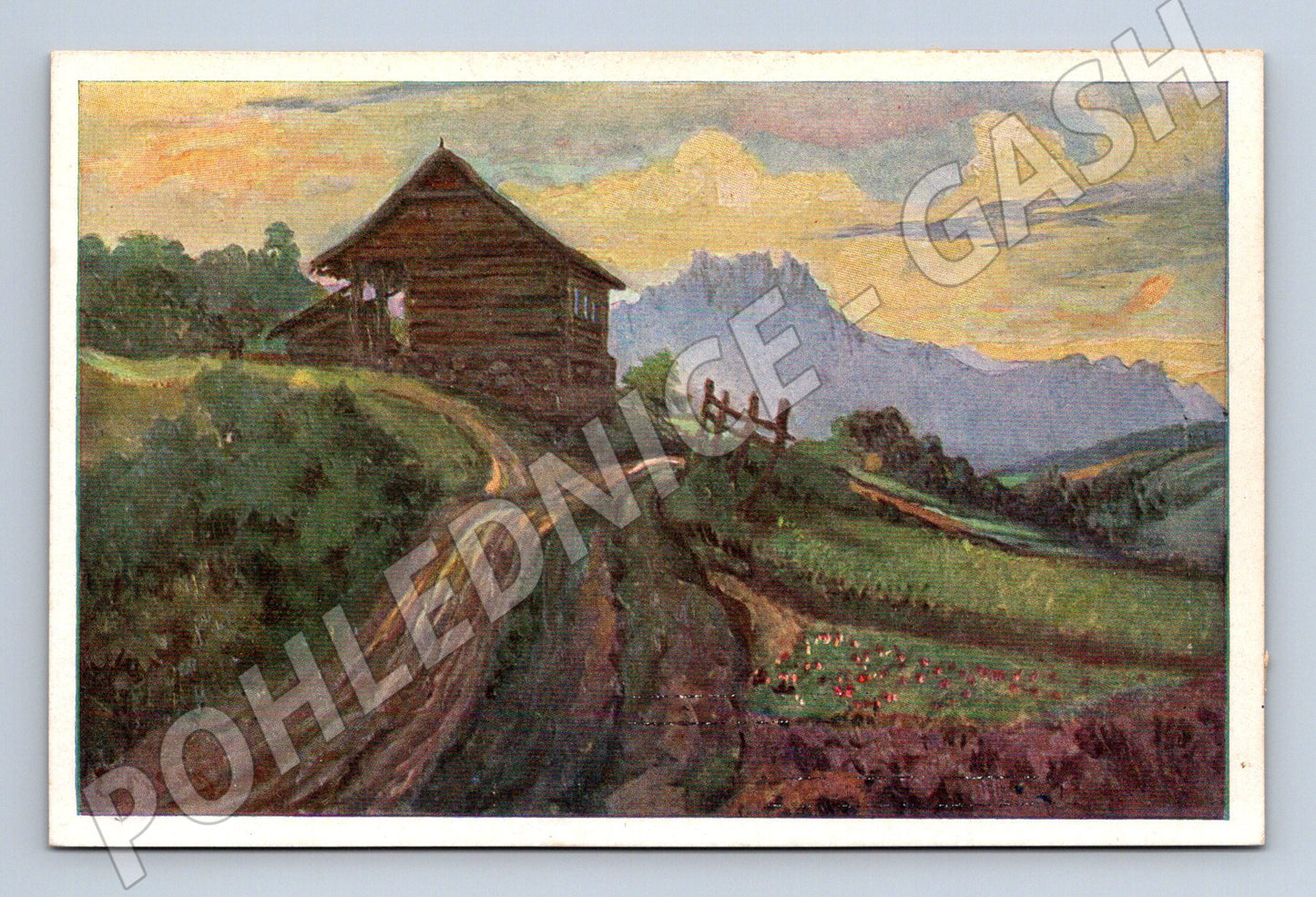 Pohlednice Súľovské skaly Slovensko kolorovaná do 1950 (M15856)