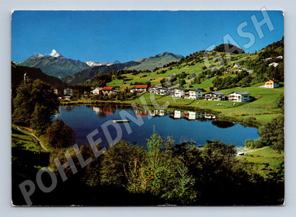 Pohlednice Laaxersee Švýcarsko 1974 známky (M15862)