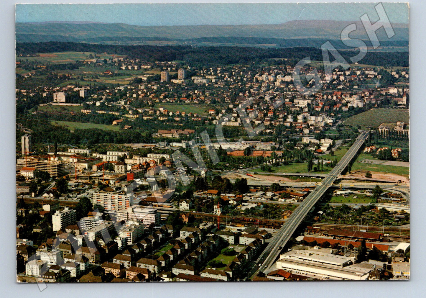 Pohlednice Altstetten Europabrücke Curych Švýcarsko (M15875)
