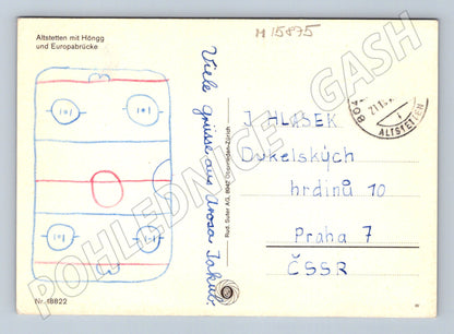 Pohlednice Altstetten Europabrücke Curych Švýcarsko (M15875)