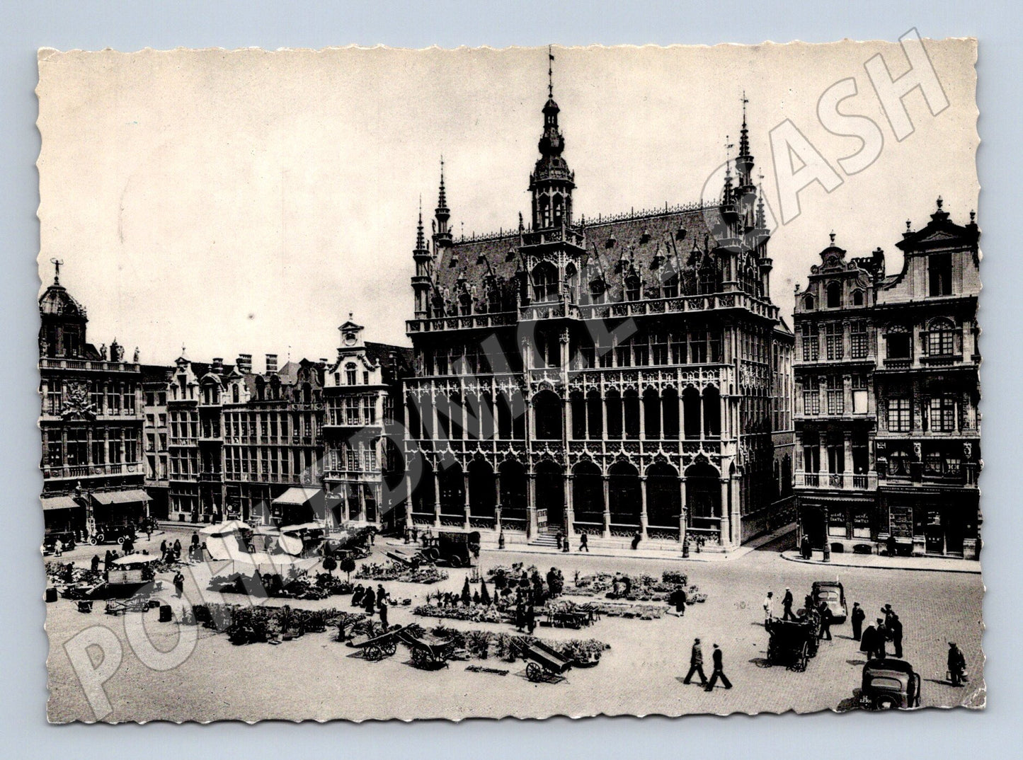 Pohlednice Brusel Grand Place Maison du Roi 1948 (M15893)