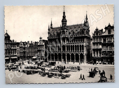 Pohlednice Brusel Grand Place Maison du Roi 1948 (M15893)