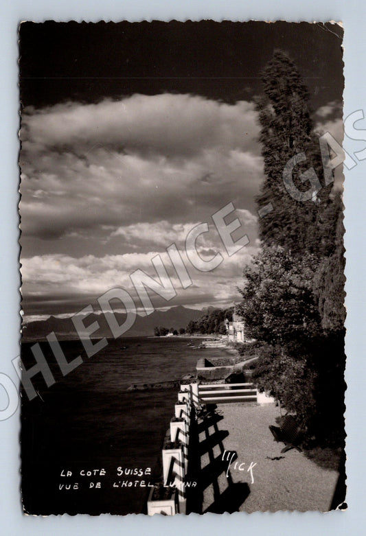 Pohlednice Aix les Bains La Côte Suisse 1948 (M15895)