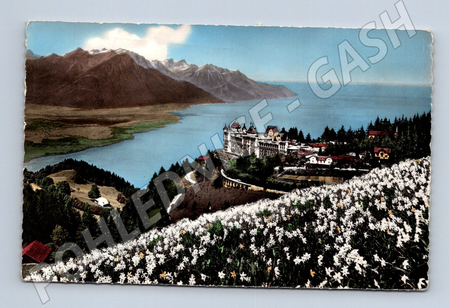 Pohlednice Caux Palace Montreux Švýcarsko (M15898)