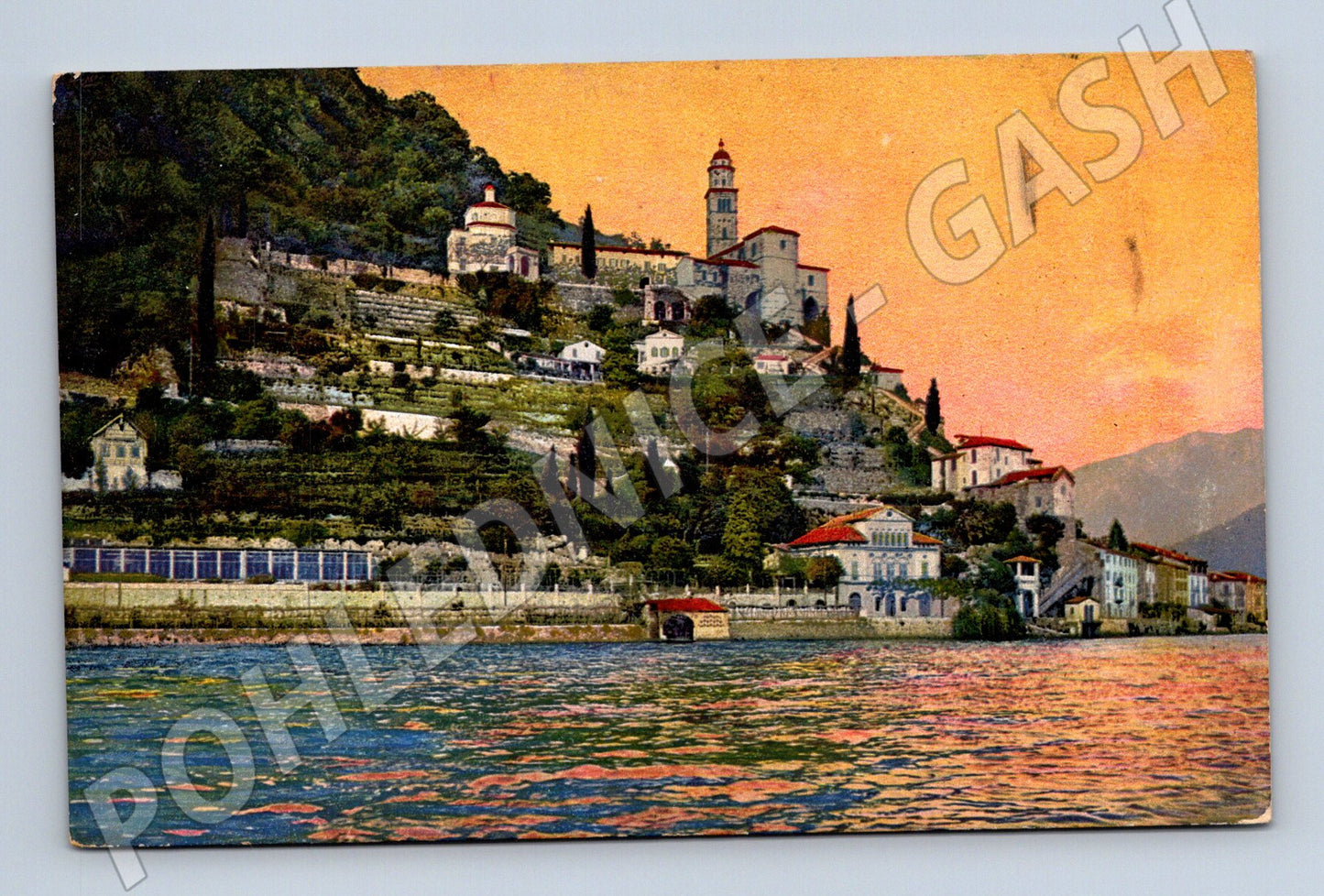 Pohlednice Lago di Lugano Morcote Švýcarsko (M15900)